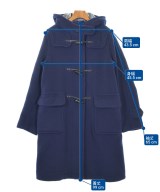 AQUASCUTUM（アクアスキュータム）ダッフルコート 紺 サイズ:42(M位) レディース/2200615449012
