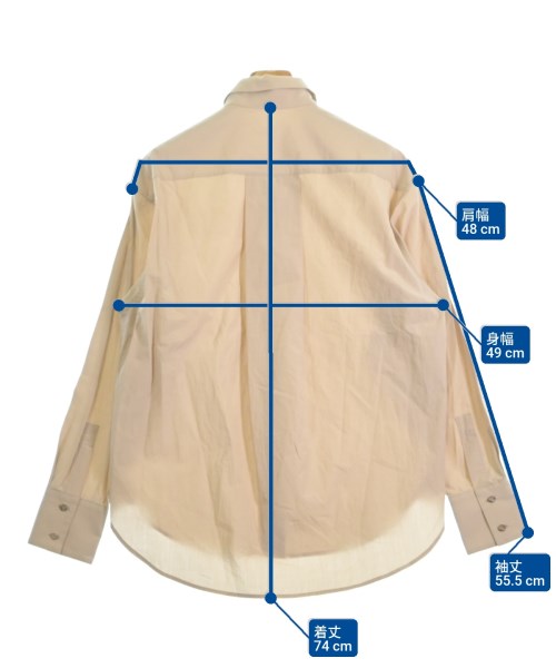 AQUASCUTUM（アクアスキュータム）ブラウス ベージュ サイズ:M レディース/2200613575041