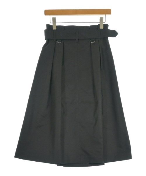 AQUASCUTUM（アクアスキュータム）ロング・マキシ丈スカート 黒 サイズ:S レディース/2200608621081