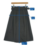 AQUASCUTUM（アクアスキュータム）ロング・マキシ丈スカート 黒 サイズ:S レディース/2200608621081