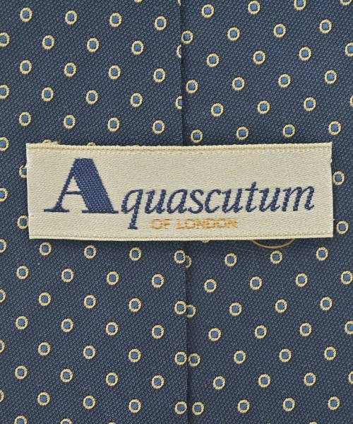 AQUASCUTUM（アクアスキュータム）ネクタイ 紺 サイズ:- メンズ/2200612660175