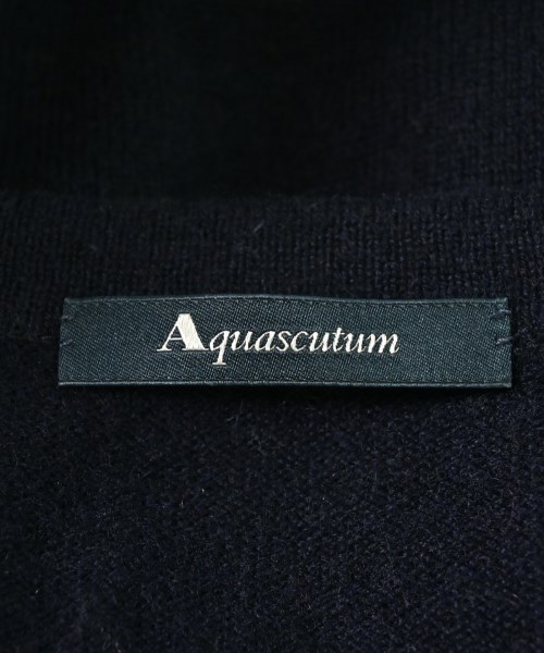 AQUASCUTUM（アクアスキュータム）ニット・セーター 紺 サイズ:8(S位) レディース/2200620761031