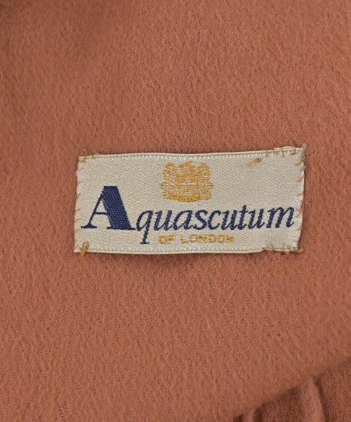 AQUASCUTUM（アクアスキュータム）マフラー 茶 サイズ:- レディース/2200620856058
