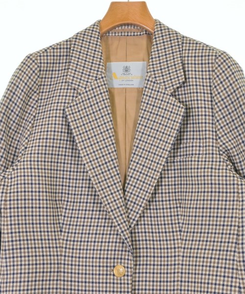 AQUASCUTUM（アクアスキュータム）テーラードジャケット ベージュ サイズ:10(M位) レディース/2200608978017