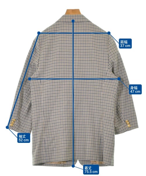 AQUASCUTUM（アクアスキュータム）テーラードジャケット ベージュ サイズ:10(M位) レディース/2200608978017