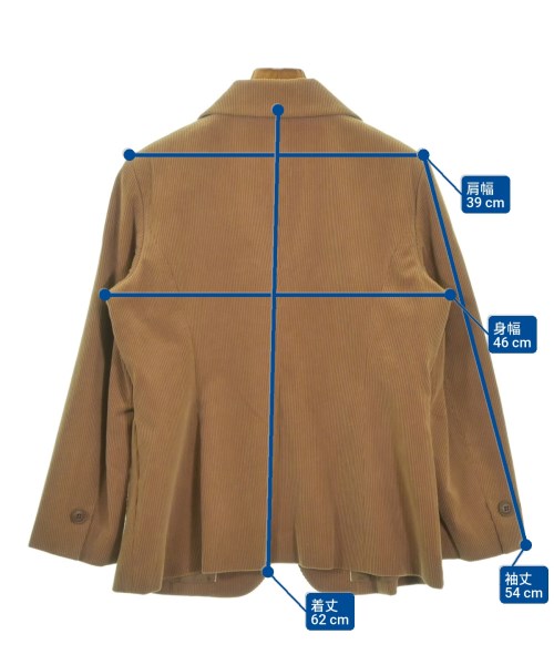 AQUASCUTUM（アクアスキュータム）ジャケット ベージュ サイズ:13(L位) レディース/2200674543034