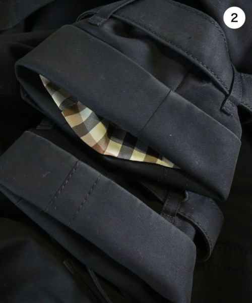 AQUASCUTUM（アクアスキュータム）トレンチコート 紺 サイズ:6(S位) レディース/2200675154017