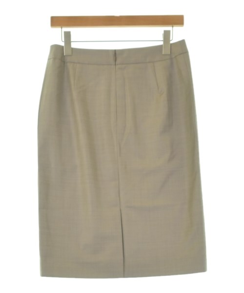 AQUASCUTUM（アクアスキュータム）ひざ丈スカート ベージュ サイズ:10(L位) レディース/2200676839265