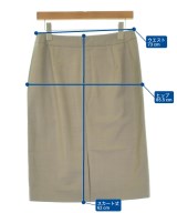 AQUASCUTUM（アクアスキュータム）ひざ丈スカート ベージュ サイズ:10(L位) レディース/2200676839265