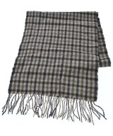 AQUASCUTUM（アクアスキュータム）マフラー 茶 サイズ:- メンズ/2200677155128