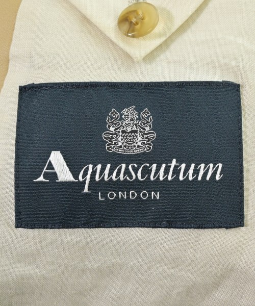 AQUASCUTUM（アクアスキュータム）カジュアルジャケット ベージュ サイズ:S メンズ/2200678189085