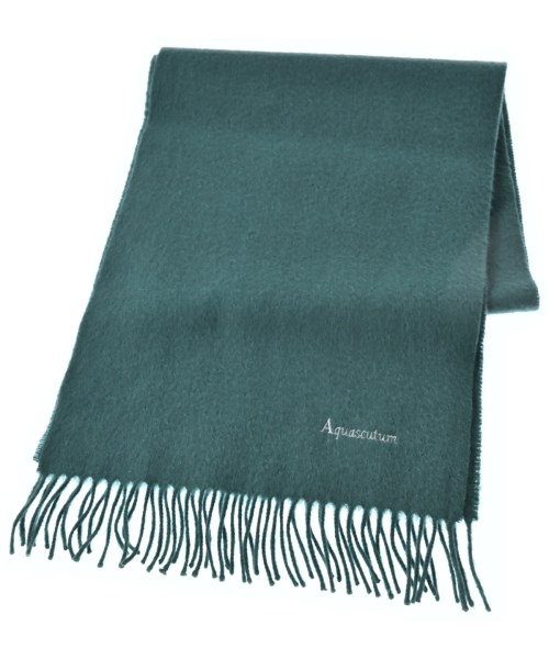 AQUASCUTUM(アクアスキュータム)マフラー 緑 サイズ:-/2200675306096
