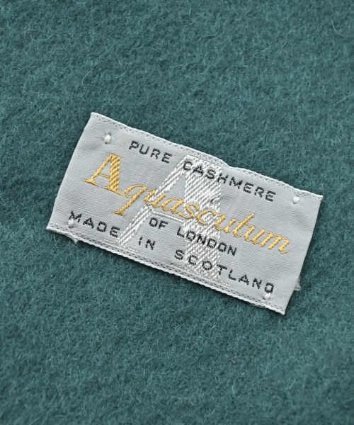 AQUASCUTUM（アクアスキュータム）マフラー 緑 サイズ:- レディース/2200675306096