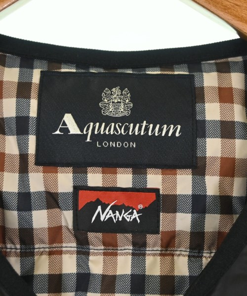 AQUASCUTUM（アクアスキュータム）ダウンジャケット/ダウンベスト 黒 サイズ:6(S位) レディース/2200676533019