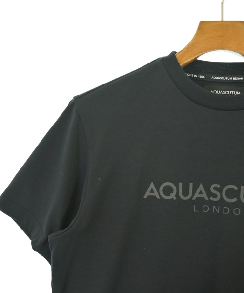 AQUASCUTUM（アクアスキュータム）Tシャツ・カットソー 黒 サイズ:M メンズ/2200680448255