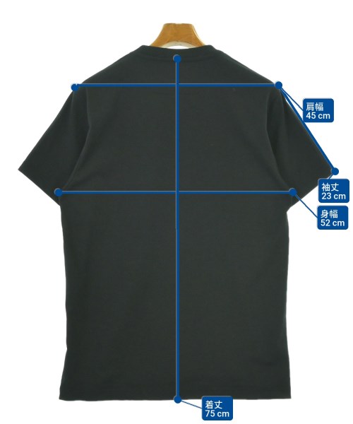 AQUASCUTUM（アクアスキュータム）Tシャツ・カットソー 黒 サイズ:M メンズ/2200680448255