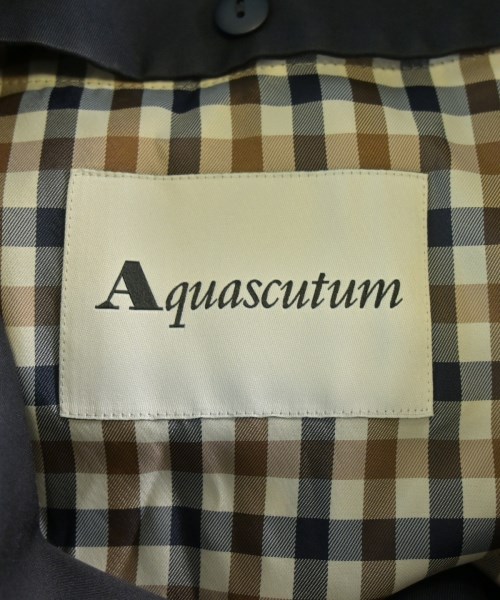 AQUASCUTUM（アクアスキュータム）トレンチコート 紺 サイズ:-(M位) レディース/2200675687010