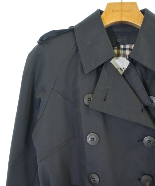 AQUASCUTUM（アクアスキュータム）トレンチコート 紺 サイズ:-(M位) レディース/2200675687010