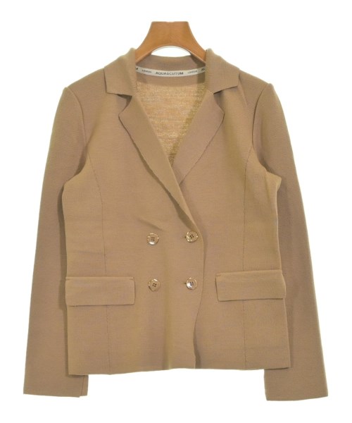 AQUASCUTUM(アクアスキュータム)テーラードジャケット ベージュ サイズ:8(S位)/2200677907055