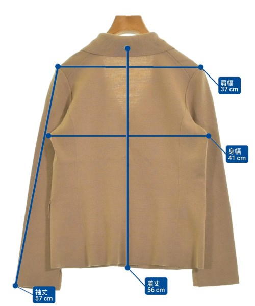 AQUASCUTUM（アクアスキュータム）テーラードジャケット ベージュ サイズ:8(S位) レディース/2200677907055