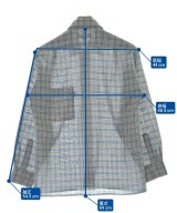 AQUASCUTUM（アクアスキュータム）カジュアルシャツ グレー サイズ:S メンズ/2200694145034