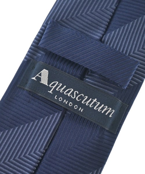 AQUASCUTUM（アクアスキュータム）ネクタイ 紺 サイズ:- メンズ/2200694219124
