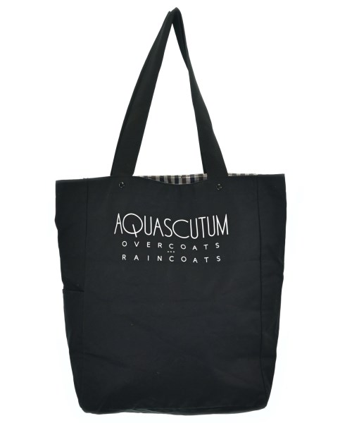 AQUASCUTUM(アクアスキュータム)トートバッグ 黒 サイズ:-/2200695583156