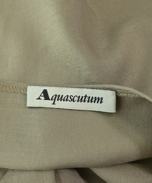 AQUASCUTUM（アクアスキュータム）ワンピース ベージュ サイズ:F/F レディース/2200696008061