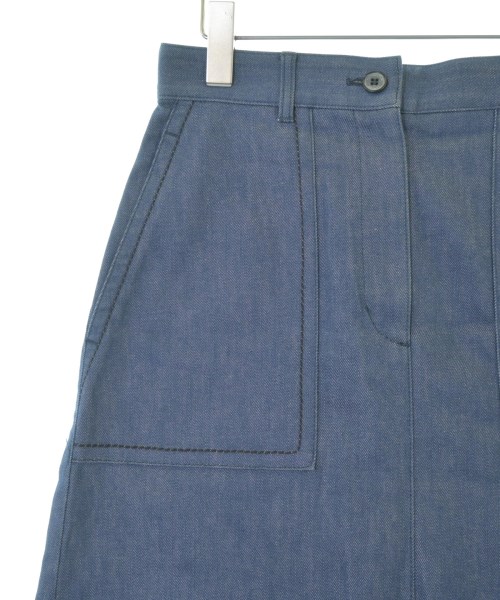 AQUASCUTUM（アクアスキュータム）ロング・マキシ丈スカート 青 サイズ:8(M位) レディース/2200690835052