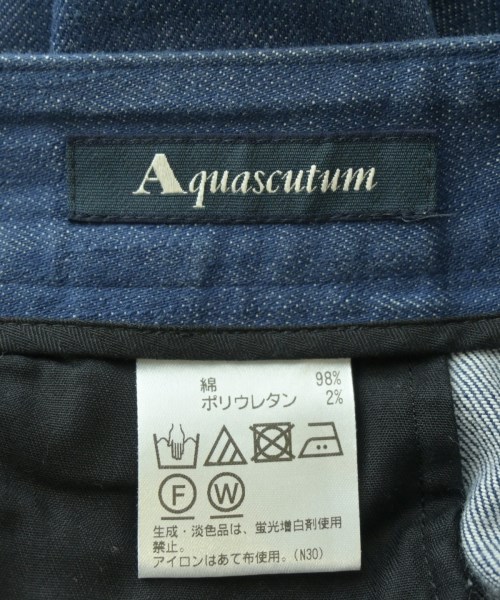 AQUASCUTUM（アクアスキュータム）デニムパンツ 青 サイズ:8(M位) レディース/2200690835069