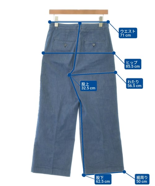 AQUASCUTUM（アクアスキュータム）デニムパンツ 青 サイズ:8(M位) レディース/2200690835069