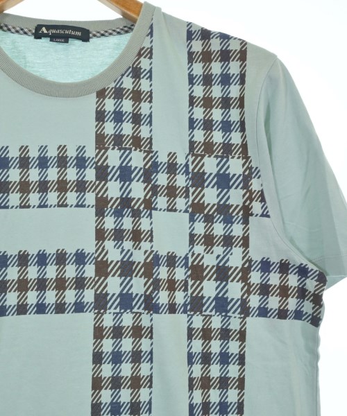 AQUASCUTUM（アクアスキュータム）Tシャツ・カットソー 青 サイズ:L メンズ/2200698764064