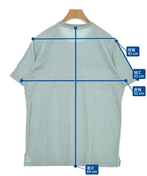 AQUASCUTUM（アクアスキュータム）Tシャツ・カットソー 青 サイズ:L メンズ/2200698764064