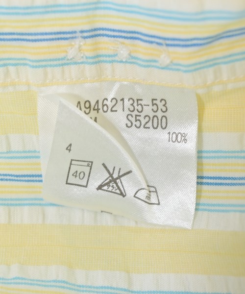 AQUASCUTUM（アクアスキュータム）カジュアルシャツ 黄 サイズ:M メンズ/2200697137036