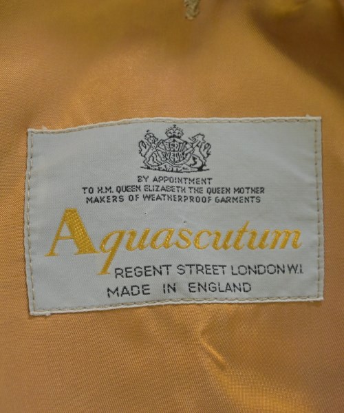 AQUASCUTUM（アクアスキュータム）ステンカラーコート ベージュ サイズ:38(S位) メンズ/2200700939039