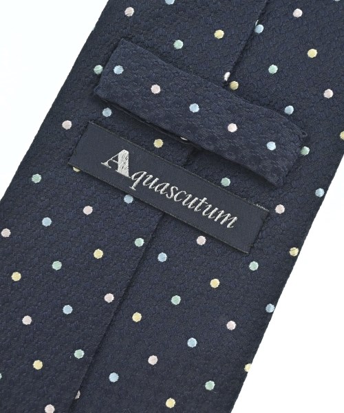 AQUASCUTUM（アクアスキュータム）ネクタイ 紺 サイズ:- メンズ/2200697913111