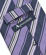 AQUASCUTUM（アクアスキュータム）ネクタイ 紫 サイズ:- メンズ/2200700349043