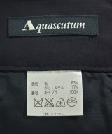 AQUASCUTUM（アクアスキュータム）ひざ丈スカート 紺 サイズ:8(M位) レディース/2200631864011