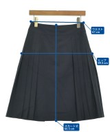 AQUASCUTUM（アクアスキュータム）ひざ丈スカート 紺 サイズ:8(M位) レディース/2200631864011