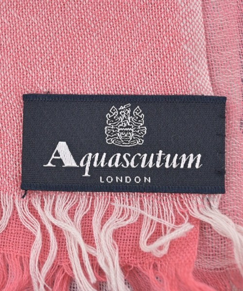 AQUASCUTUM（アクアスキュータム）マフラー 紫 サイズ:- レディース/2200649965076