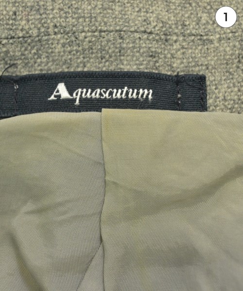 AQUASCUTUM（アクアスキュータム）テーラードジャケット グレー サイズ:7(S位) レディース/2200655601029