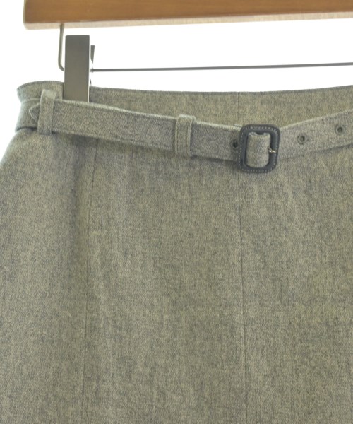 AQUASCUTUM（アクアスキュータム）ひざ丈スカート グレー サイズ:7(S位) レディース/2200655601036