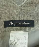 AQUASCUTUM（アクアスキュータム）ひざ丈スカート グレー サイズ:7(S位) レディース/2200655601036