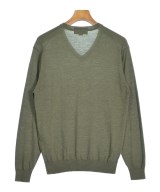 AQUASCUTUM（アクアスキュータム）ニット・セーター カーキ サイズ:M メンズ/2200657892036