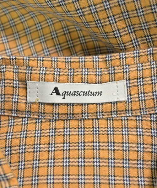AQUASCUTUM（アクアスキュータム）カジュアルシャツ 黄 サイズ:M レディース/2200660138053