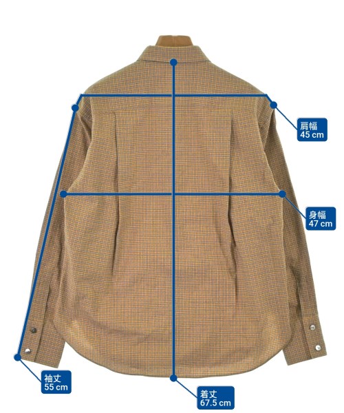 AQUASCUTUM（アクアスキュータム）カジュアルシャツ 黄 サイズ:M レディース/2200660138053