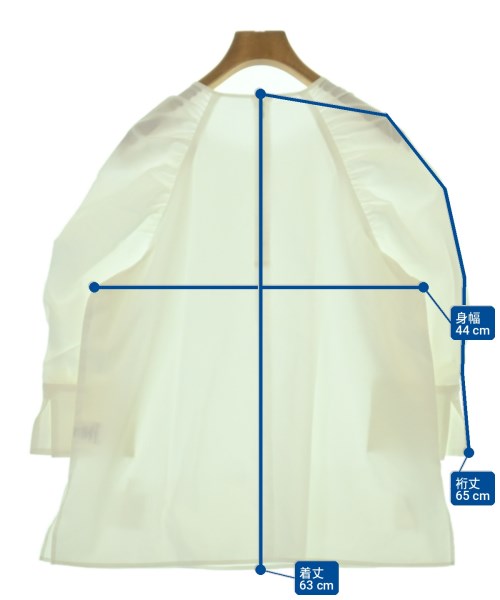AQUASCUTUM（アクアスキュータム）ブラウス 白 サイズ:8(S位) レディース/2200710504067