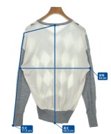 AQUASCUTUM（アクアスキュータム）ニット・セーター グレー サイズ:M レディース/2200712461030