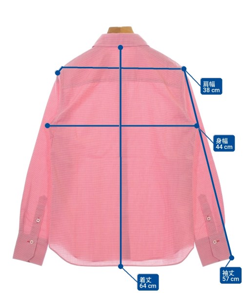 AQUASCUTUM（アクアスキュータム）カジュアルシャツ 赤 サイズ:8(L位) レディース/2200712593045