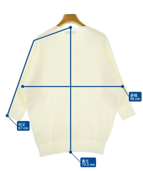 AQUASCUTUM（アクアスキュータム）ニット・セーター 白 サイズ:M レディース/2200709728030